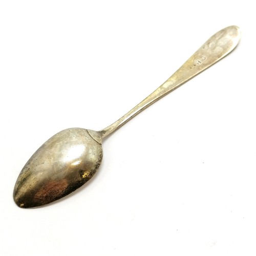 845 - Early 19th century silver Greenock provincial spoon by John Clark - 14cm & 14g