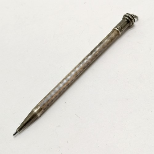 169 - Sterling silver propelling pencil 10cm long- Signs of wear