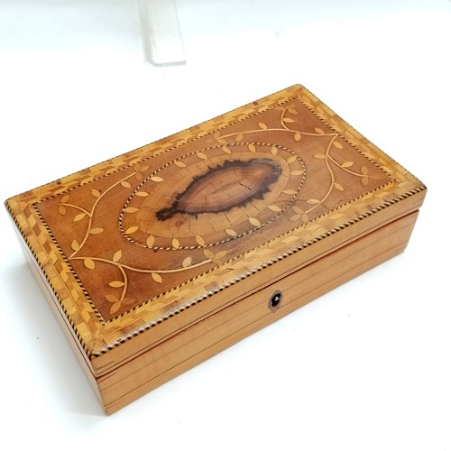 208 - Indian bone inlaid tray (51cm x 30cm) + 3 boxes (inc heartwood)