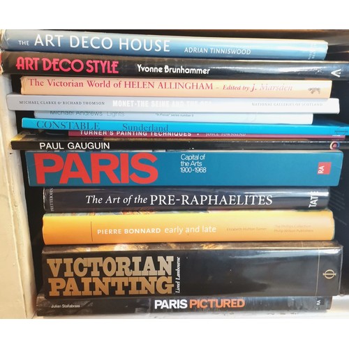 249 - Large quantity of Reference books including, Turner, Monet Renoir, etc t/w reference books on Art De... 