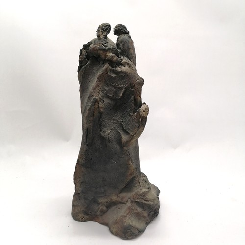 10 - Dominique Friedrich scuplture of a couple - 36cm ~ has small loss (pieces included)