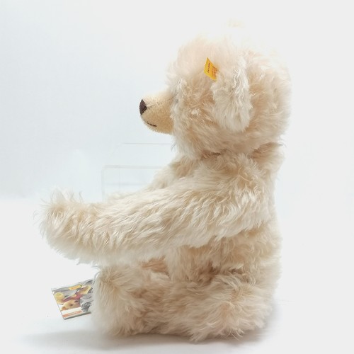 207 - Steiff jointed mohair classic teddy with growl has swing tags 44cm high- In good used condition