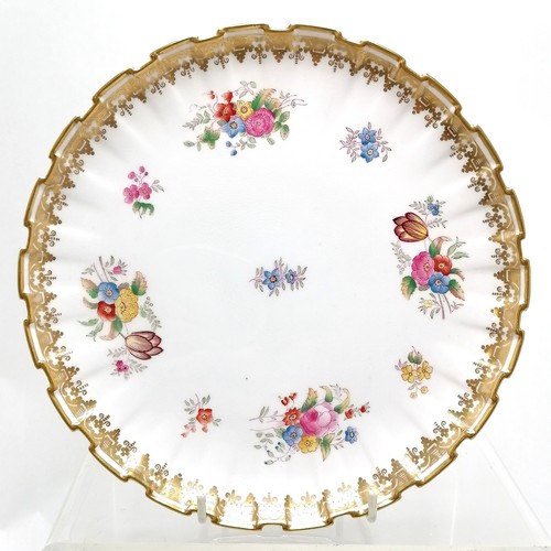 210 - 5 plates- Copeland Spode by T Goode & co. London hand decorated and gilded 22cm diameter- All in goo... 