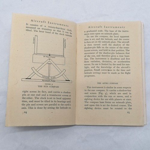 232 - 1942 Observers book on aircraft instruments by W J D Allan (with dustjacket)