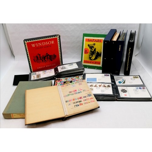 241 - Collection of mostly GB stamp albums with some foreign t/w qty of mostly GB FDC's ~ does include som... 