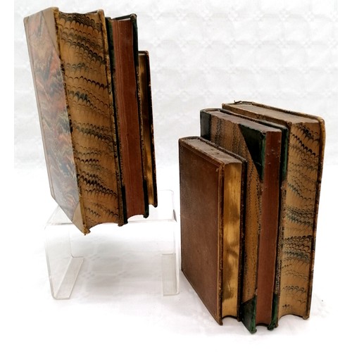 256 - Pair of bookends made from antique books inc Grote etc - 5.1kgs weight