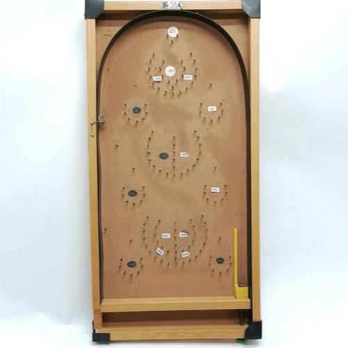 263 - Vintage bagatelle board - 64cm x 32cm & has no balls