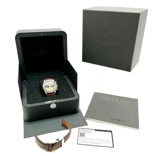 933 - Bell & Ross automatic chronograph wristwatch ltd ed (of 500) bellytanker REF BRV2-94 - 41mm case & h... 