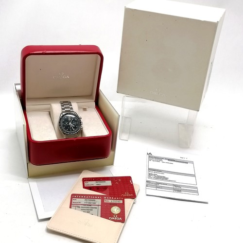 934 - Omega speedmaster 50th anniversary of 1st and only watch worn on the moon chronograph manual wind wr... 