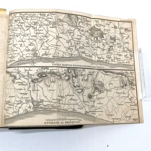 41 - 1821 Cary's Great roads of England and Wales (9th ed) - spine is detached and book is tired? but see... 