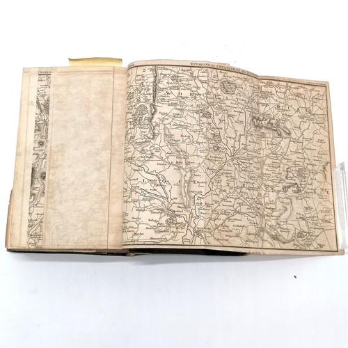 41 - 1821 Cary's Great roads of England and Wales (9th ed) - spine is detached and book is tired? but see... 