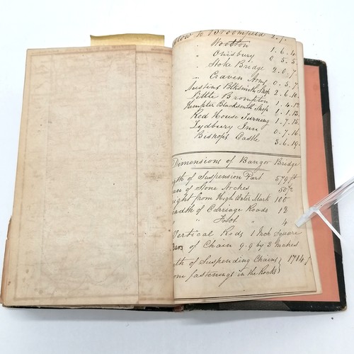 41 - 1821 Cary's Great roads of England and Wales (9th ed) - spine is detached and book is tired? but see... 