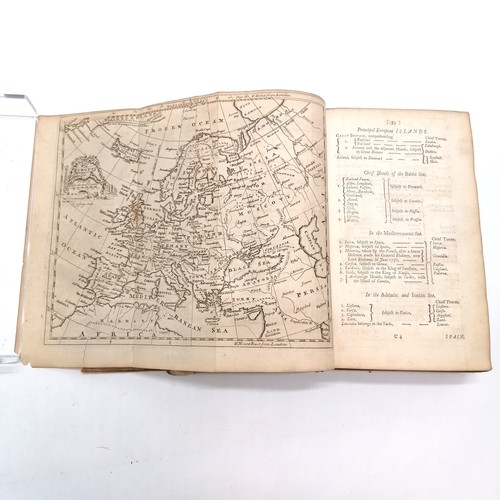 46 - 1760 book - Grammar wherein the geographical part of the present state of the Kingdoms of the world ... 