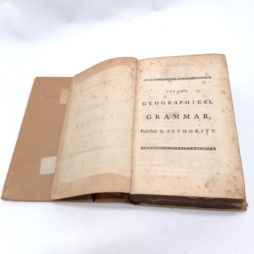 46 - 1760 book - Grammar wherein the geographical part of the present state of the Kingdoms of the world ... 