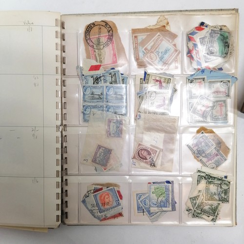 42 - Qty of stamp albums, loose stamps, covers, 1992 + 1994 China year books etc