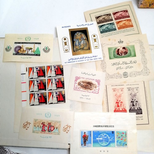 42 - Qty of stamp albums, loose stamps, covers, 1992 + 1994 China year books etc