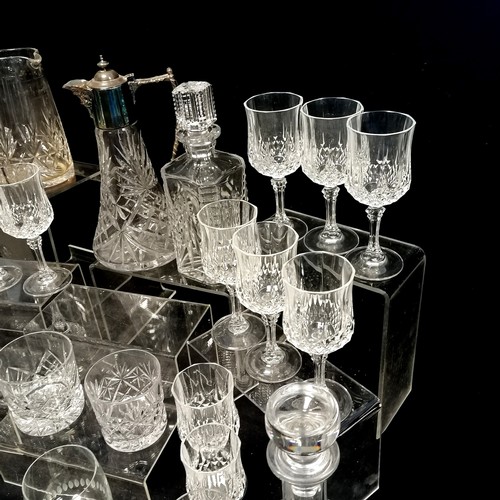 66 - Qty of cut glass items