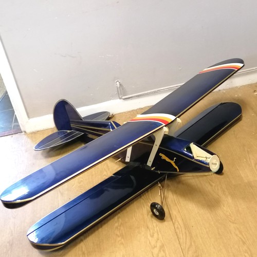 67 - Model aircraft - 126cm long & 147cm wingspan ~ lacks motor & wings sit loose