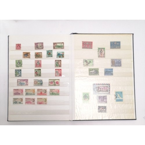 140 - 4 x stockbooks of stamps inc Europe, Russia, Commonwealth, 1987 USA wildlife sheet (50) etc