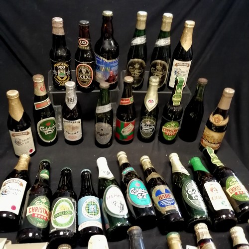 163 - 40 unopened beers inc Charringtons Princes brew (1932), Carlsberg visit of Prince of Wales (with swa... 