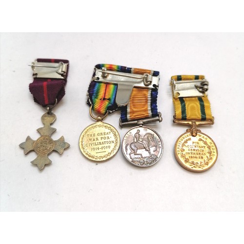 171 - Qty of medals inc military OBE/ badges / photographs / ephemera etc inc WWI pair to Capt J P Wattlew... 