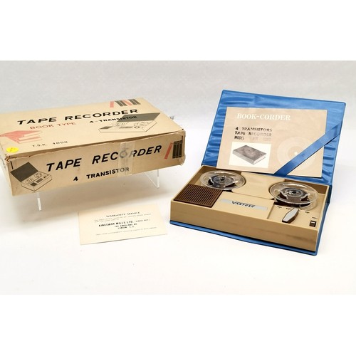 380 - Vantone Book-corder 4 transistors tape recorder model TSK-4000, in original box with instructions an... 