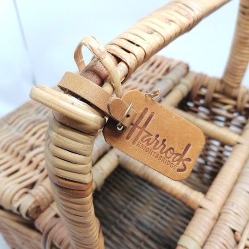 457 - 3 x hampers inc Fortnum & Mason & Harrods (a/f) ~ largest 51cm x 34cm x 26cm