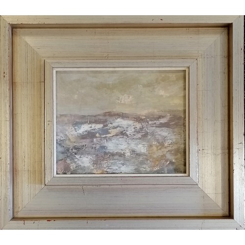 461 - Jose Maria Fibla framed oil on board painting of a landscape 'Paisaje' - frame 36cm x 41cm