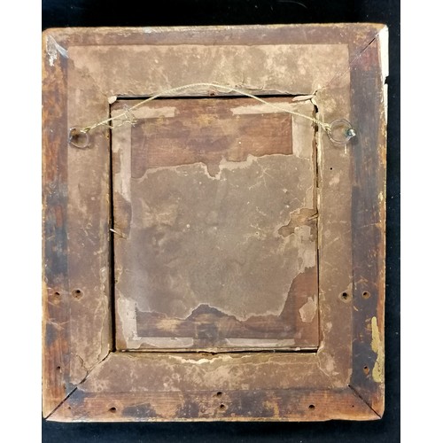 8 - Antique continental watercolour on paper of a religious figure in its original frame 19cm x 22cm - n... 