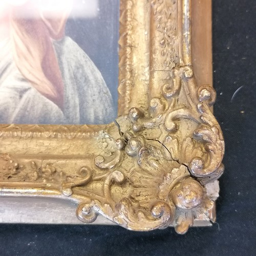 8 - Antique continental watercolour on paper of a religious figure in its original frame 19cm x 22cm - n... 