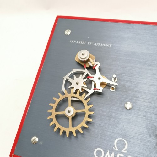 Original Omega shop display (by Ruegg) of their co-axial