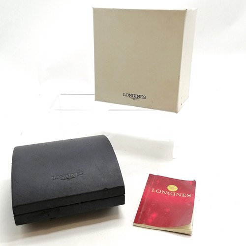 Longines EMPTY watch box 600 has wear in original outer box