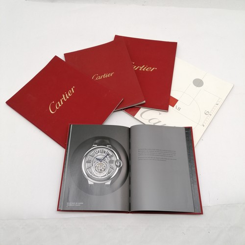 Cartier 5 x official watch brochures 1 with price guide