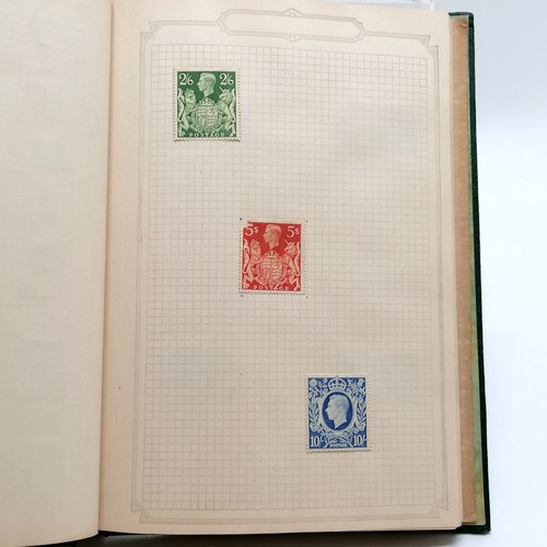 63 - 2 x stamp albums believed to belong to King George VI, Buckingham palace and came from the Turkish a... 