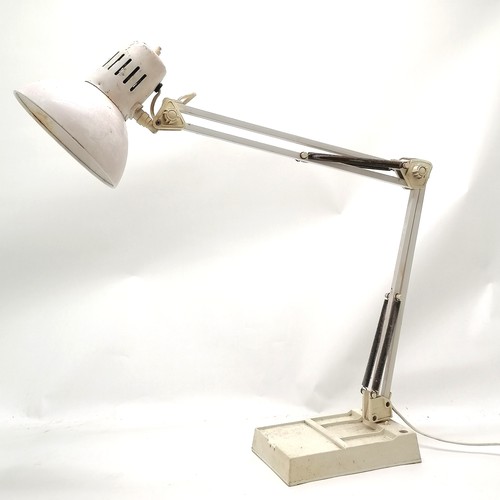 66 - Searchlight anglepoise vintage lamp - base 19cm x 13cm