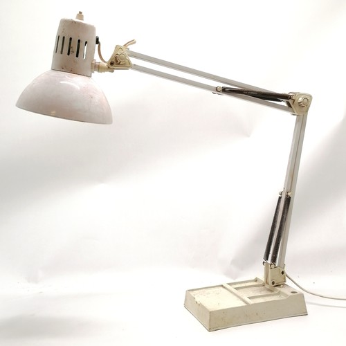 66 - Searchlight anglepoise vintage lamp - base 19cm x 13cm