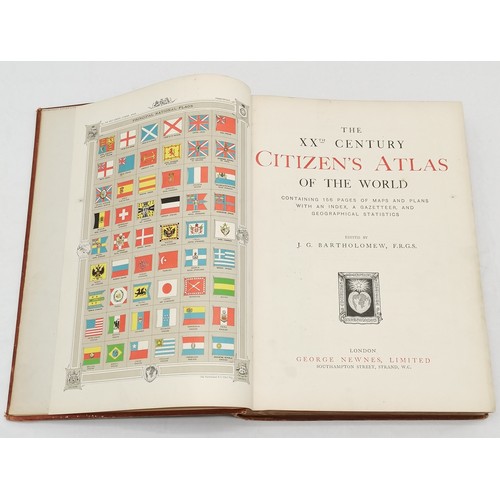 89 - Book ~ The XXth century Citizen's Atlas of the world - 37.5cm x 27cm