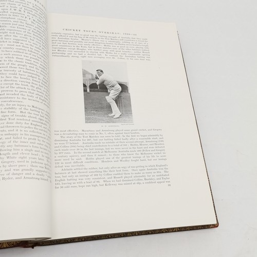 92 - Vintage large book - British sports and sportsmen : Cricket and football ~ ltd ed of 1000 ~ 38.5cm x... 