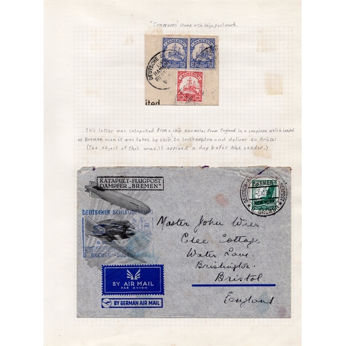 97 - Germany stamp collection in album ~ mostly Allied Occupation inc varieties, Ruhleben POW Camp, cover... 