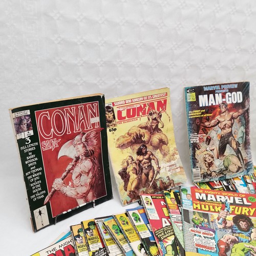 103 - Collection of The Mighty World of Marvel comics, mainly the incredible Hulk from the 1970's,t/w 1975... 