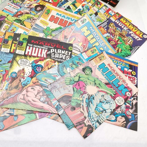 103 - Collection of The Mighty World of Marvel comics, mainly the incredible Hulk from the 1970's,t/w 1975... 