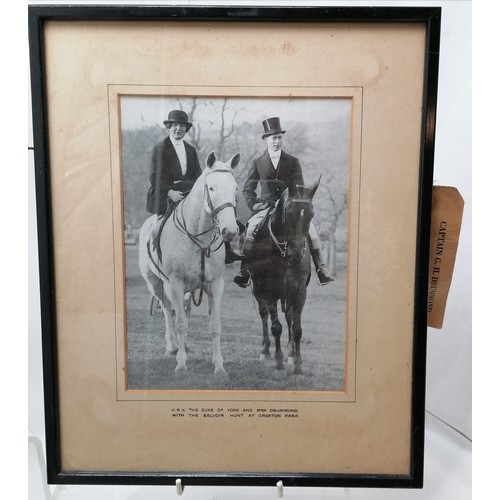 158 - Qty of framed family photographs relating to banker / cricketer George Henry de Vere Drummond (1883-... 