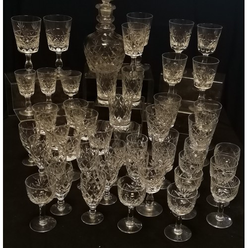 227 - Collection of assorted glassware to include Brierly etc. all good used condition.