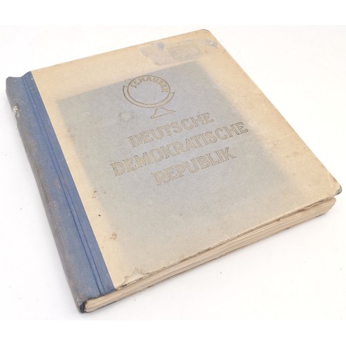 255 - DDR Deutsche Demokratische Republik Schaubek hingeless album covering 1948-66 with selection of stam... 