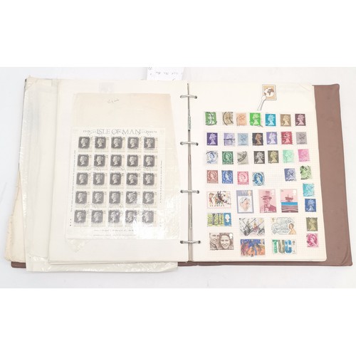 256 - SG International stamp album packed with stamps t/w Strand stamp album (virtually empty)