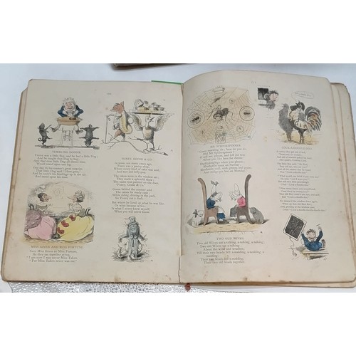 288 - Qty of mostly antique books inc pictures from Punch (x5), Caldecott picture book, 1894 Black Beauty ... 