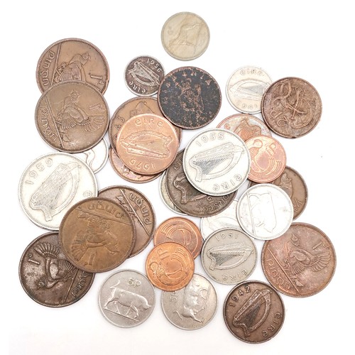 341 - Qty of coins sorted into GB silver / GB coins / Hong Kong / World silver (inc thaler) / French / Ire... 