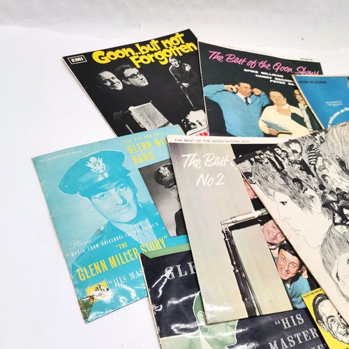 518 - Small qty of vintage vinyl inc Beatles 'Revolover', Rolling stones 'Get stoned', Goons etc