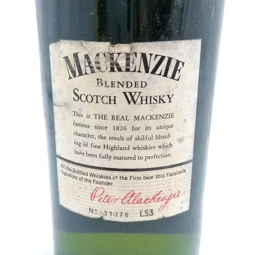 564 - Vintage Mackenzie unopened bottle of whisky - label slight a/f