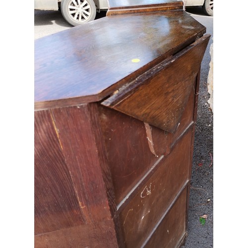 588 - 1930's oak interesting sectional corner library by Minty Ltd Library Specialists, Oxford, can be use... 